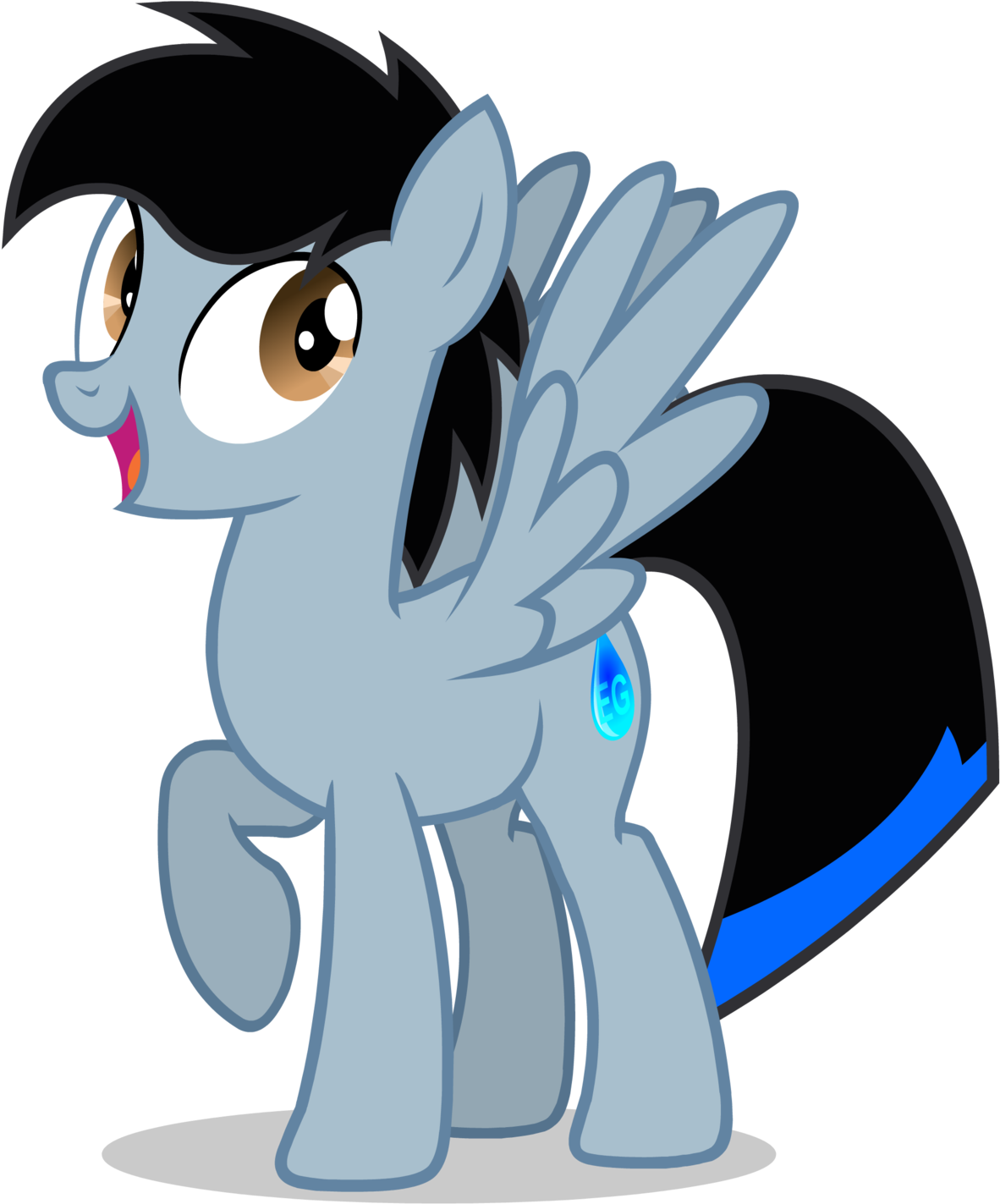 Graceful Eg By Egstudios93 - Derpy Hooves (1600x1600)