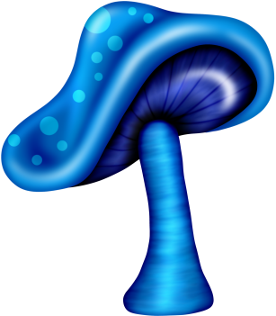 0 Faeb1 72d41a37 Orig - Blue Mushroom Cartoon (326x370)
