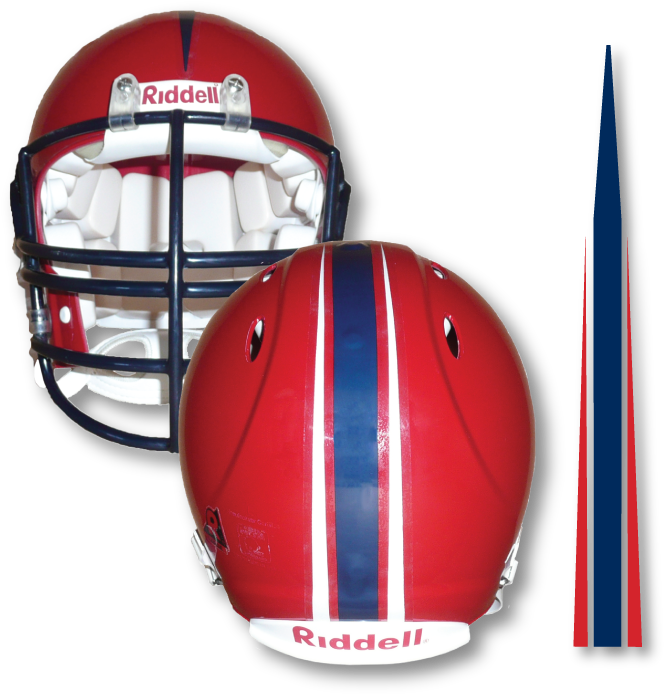 Stripes For Your Football Helmets - Face Mask (700x700)