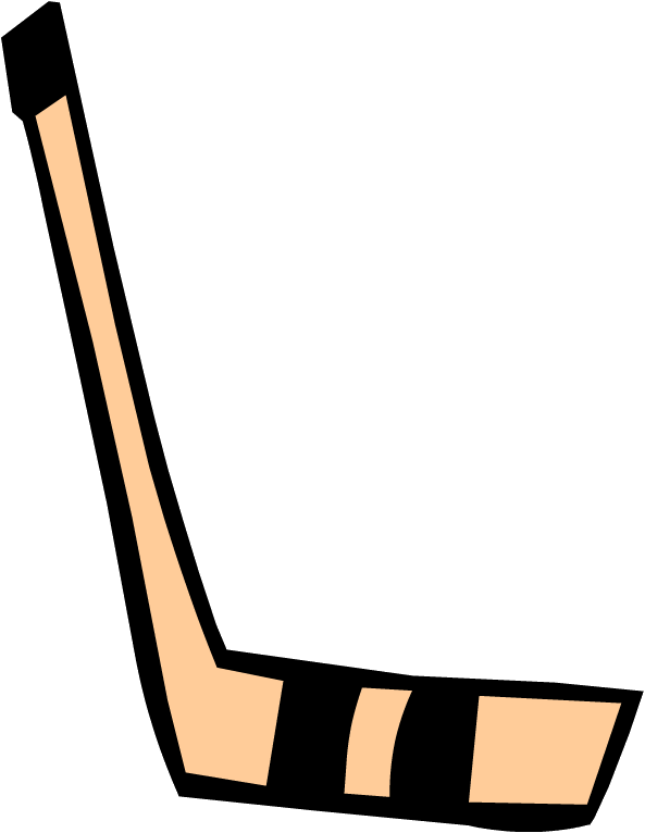 Crossed Ice Hockey Sticks And Puck Clipart Transparent - Hockey Stick (593x766)