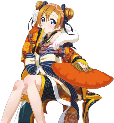 Love Live School Idol Festival Honoka Kōsaka Maki Nishikino - Kousaka Honoka Happy New Year (512x512)