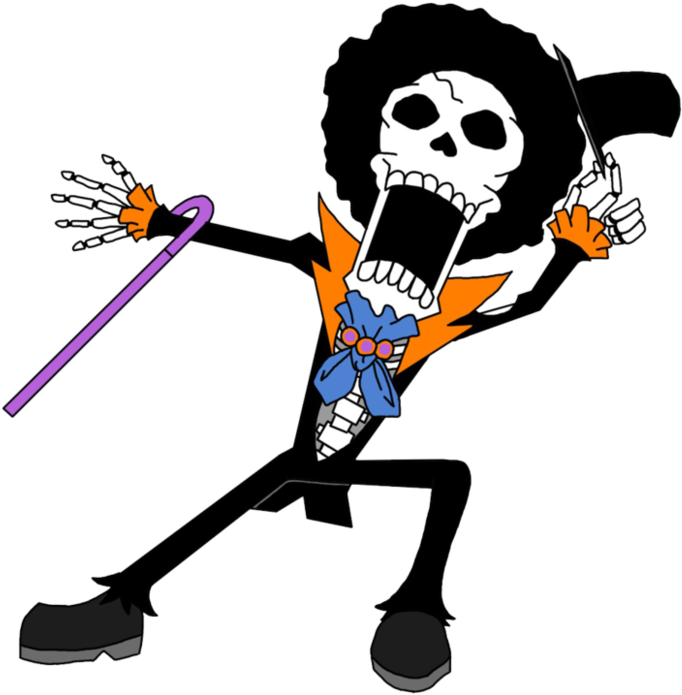 Chibi Brook By Animestudent09-d3ljqq9 By Mateusudbrack - Icon One Piece Brook (872x916)