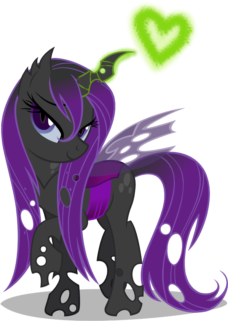 Wet Mane By Vampteen83 - My Little Pony Changeling Mane 6 (900x1169)