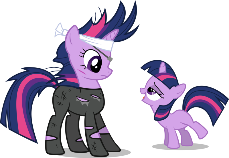 Drewdini, Filly, Future Twilight, Safe, Self Ponidox, - Twilight Sparkle Vector (800x553)