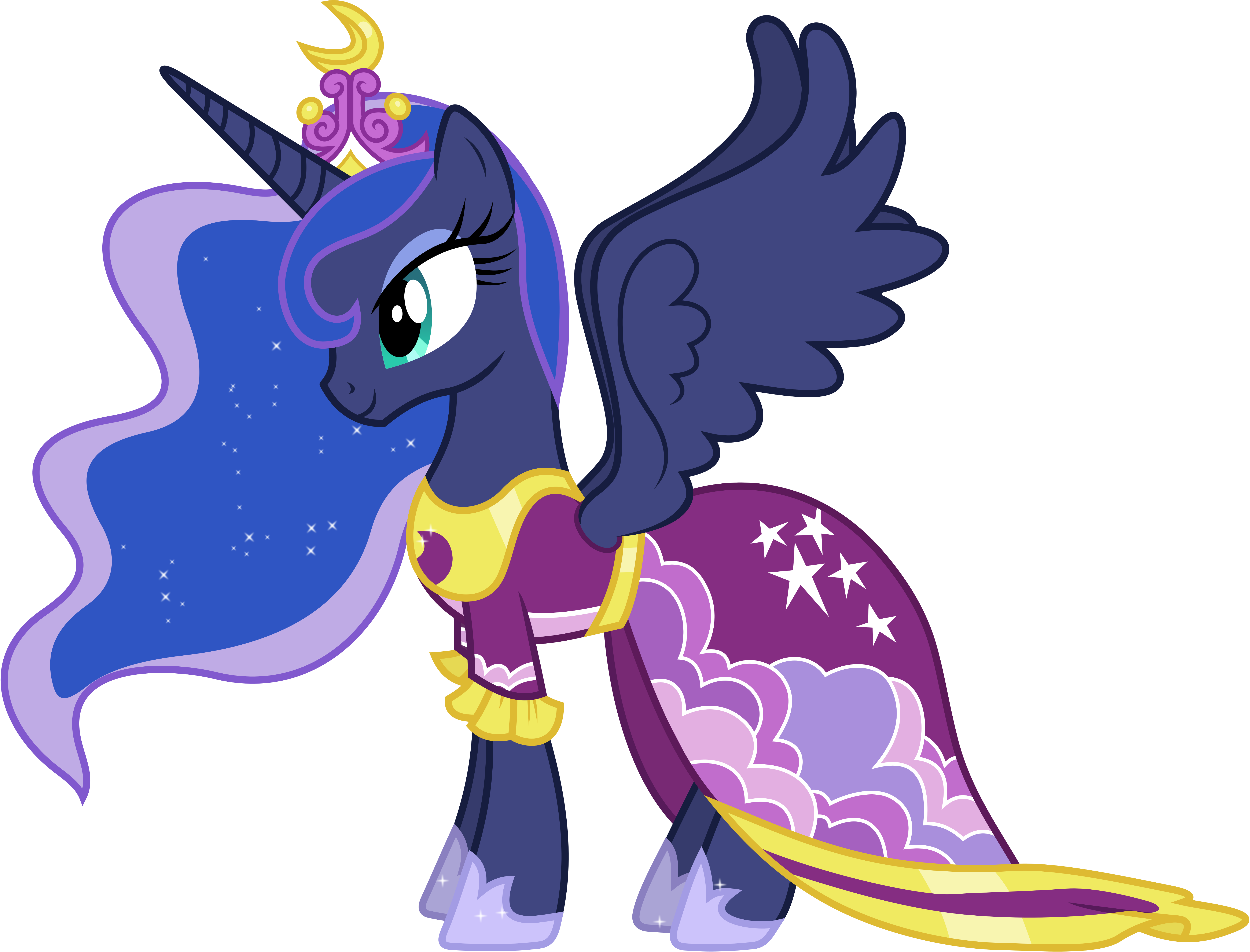 My Little Pony Princess Luna Dress (5910x4500)