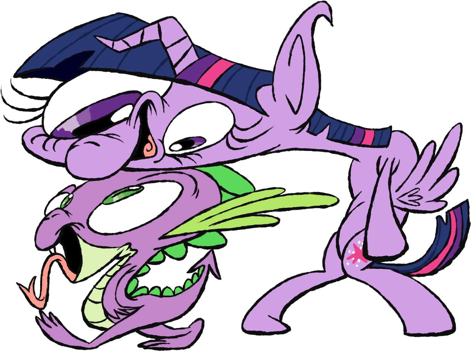 Clip Art Pink Purple Fictional Character Clip Art Cartoon - Cartoon (1600x1200)