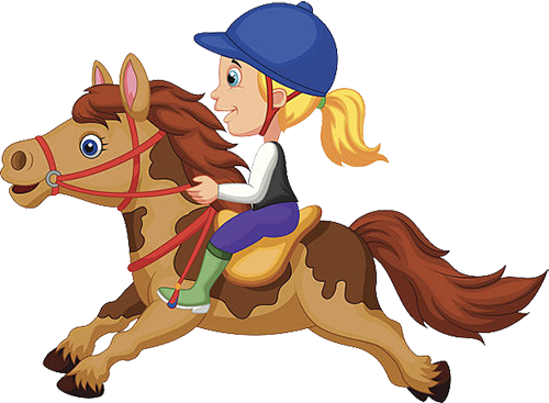 Explore Horse Cartoon, Window Stickers, And More - Horse Riding Clipart (500x367)