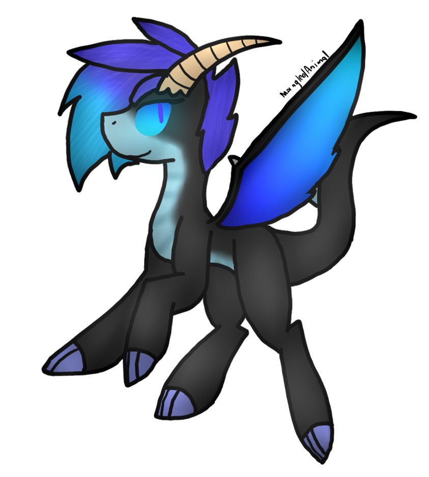 Dragon Gurl By Serenea-artz - Cartoon (852x937)