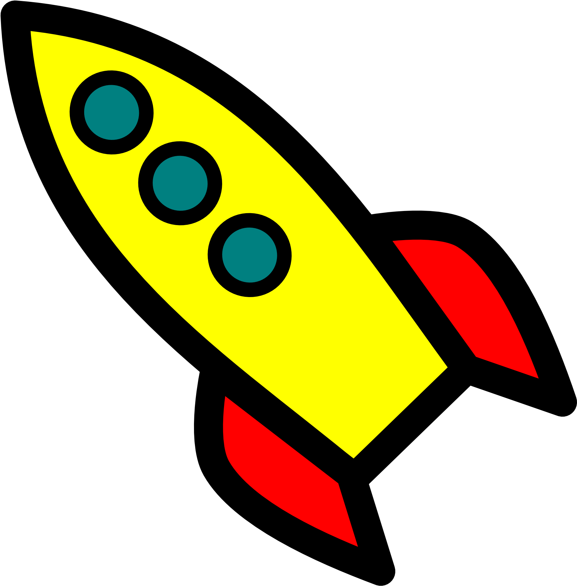 Rocketship Pictures Of A Rocket Ship Free Download - Rocket Ship Clip Art (1979x1979)