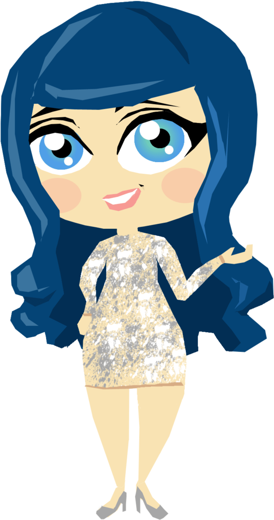 Cartoon Drawing Chibi - Cartoon Katy Perry Drawing (900x1200)