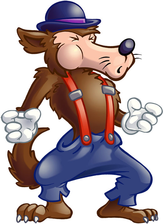 Dessins - Three Little Pigs Wolf (540x750)