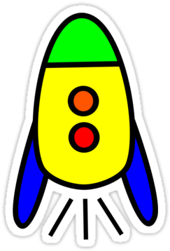 Cartoon Rocket Ship - Rocket Clip Art (375x360)