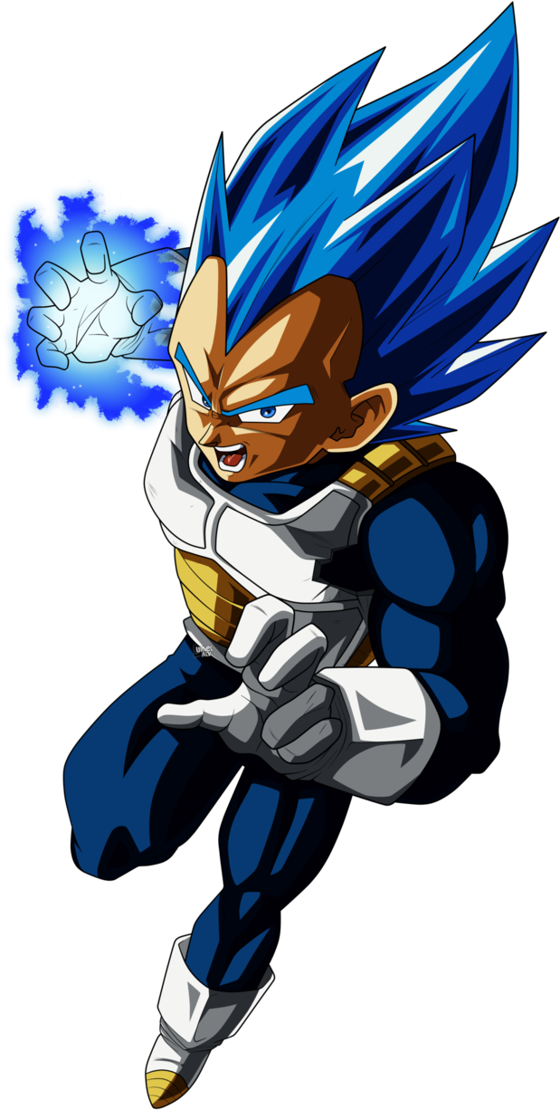 Vegeta Blue By Urielalv - Vegeta Blue Full Power (632x1264)
