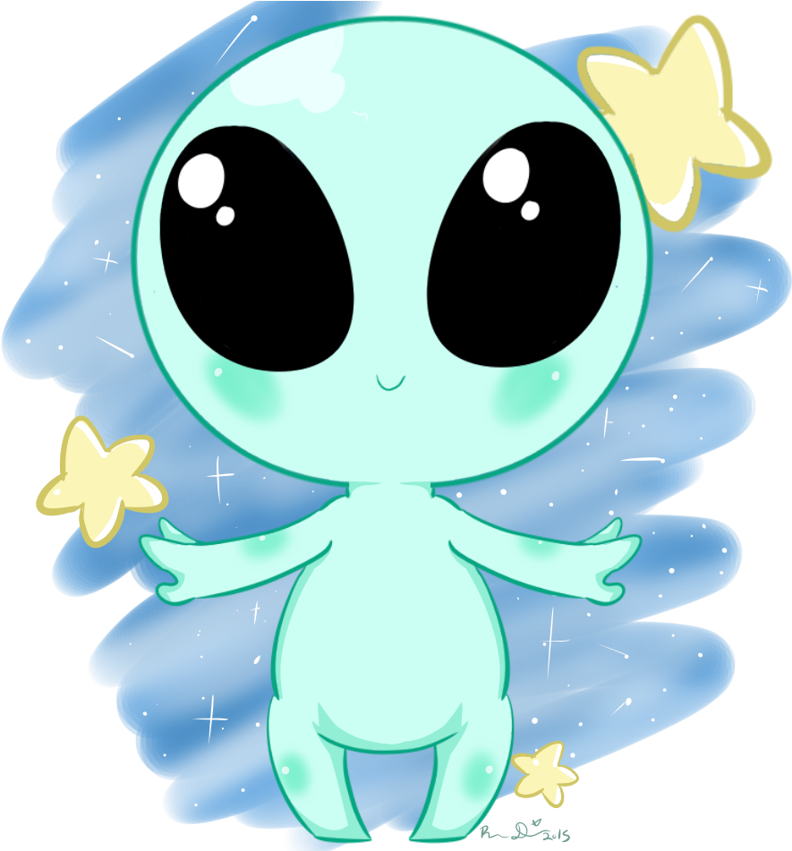 For Cute Alien Drawings - Alien Kawaii, Find more high quality free transpa...