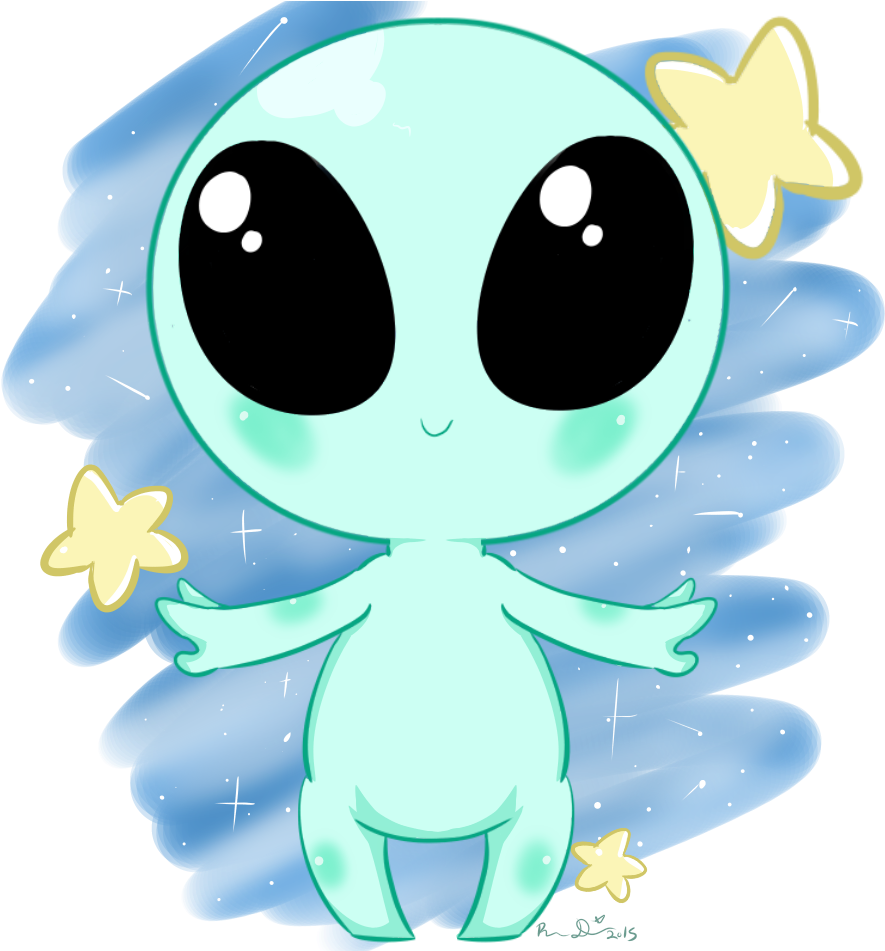 Related For Cute Alien Drawings - Alien Kawaii (900x950)