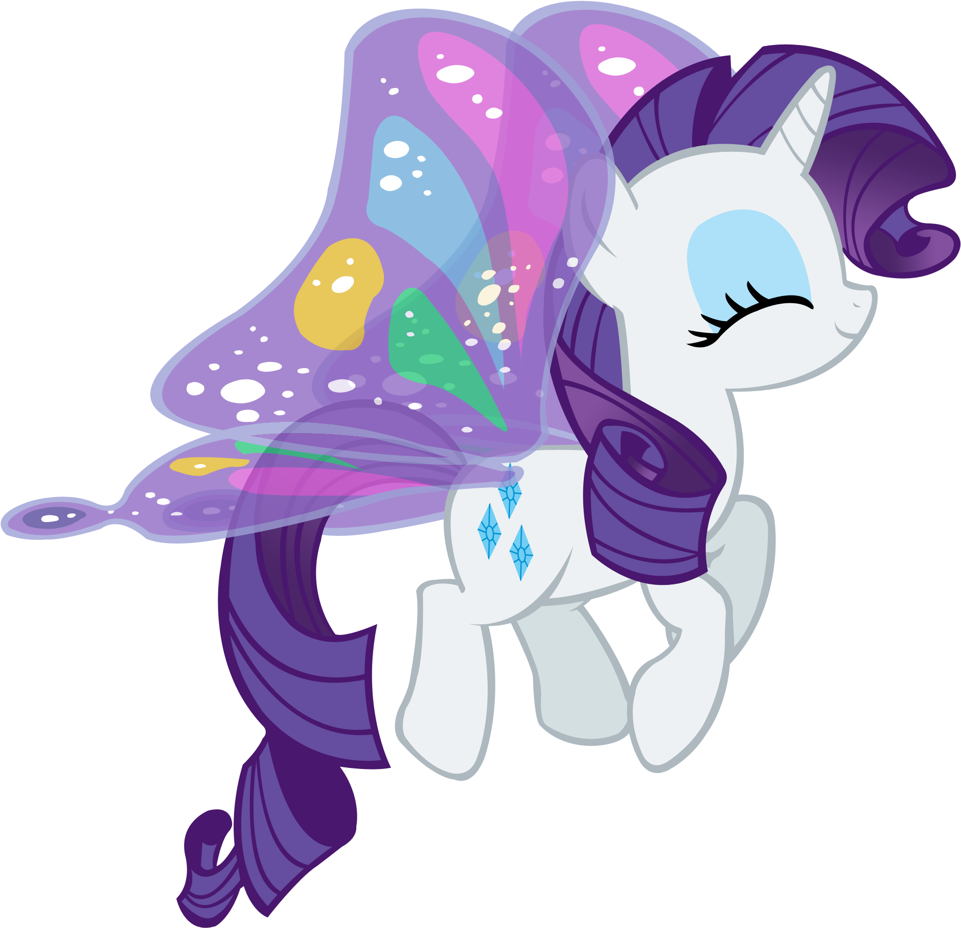 Drawing Winsome My Little Pony Rarity 11 Latest Cb - My Little Pony Rarity Wings (1912x1843)