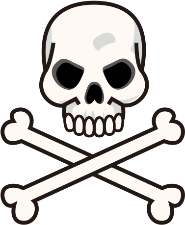 Skull And Crossbones Emoji For Facebook, Email Amp - Skull And Crossbones Emoji (512x512)
