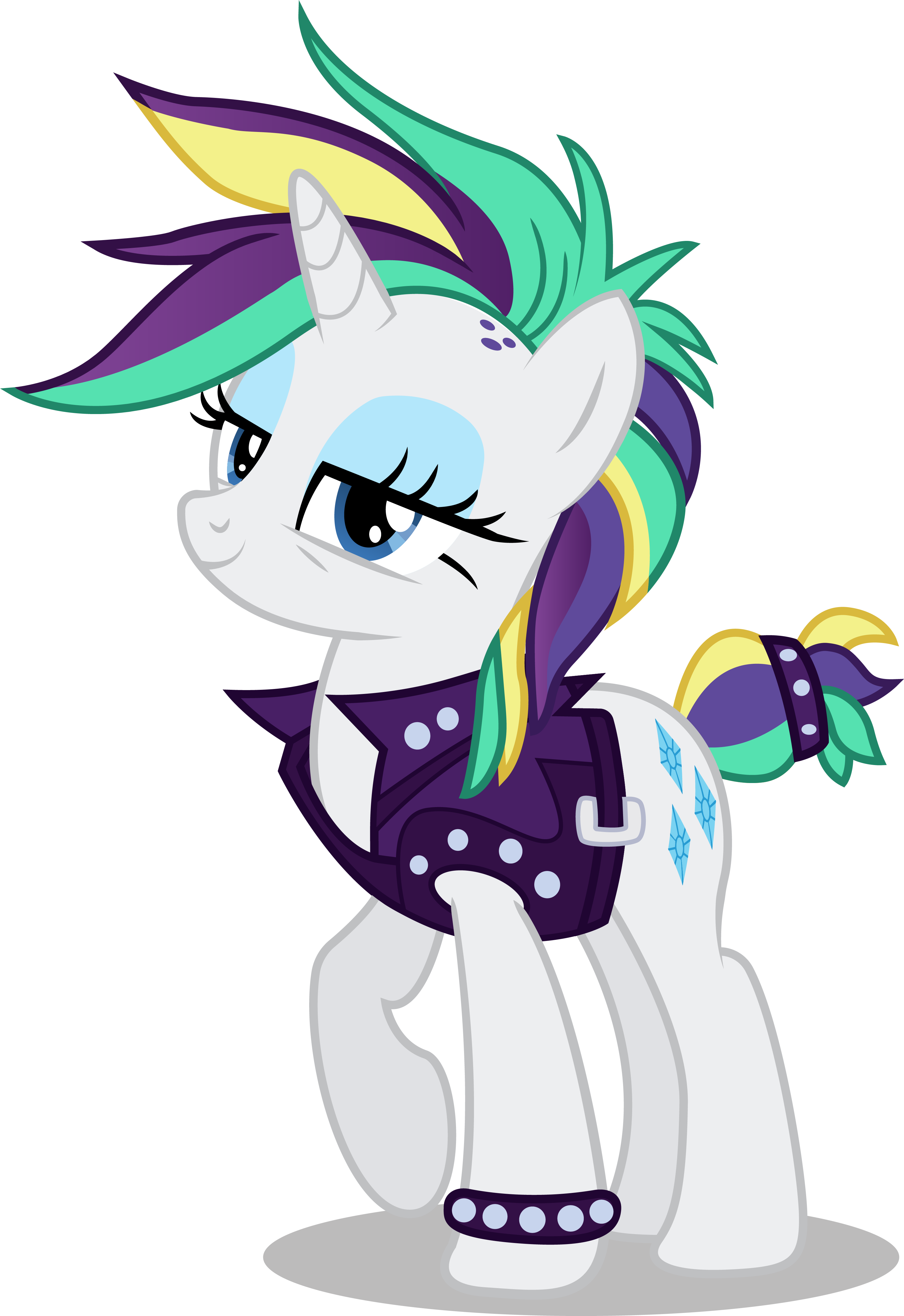Rarity Punk By Infinitewarlock - Rarity Punk Mane (3269x4758)