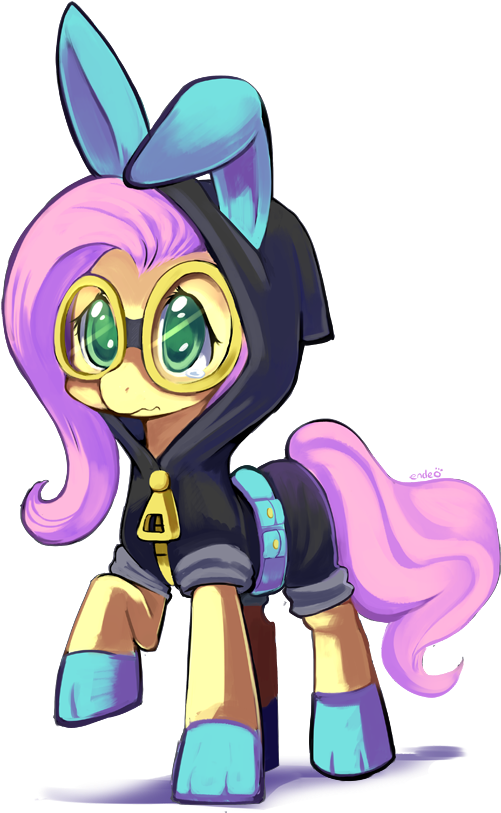 Endeö Fluttershy Twilight Sparkle Rainbow Dash Rarity - Fluttershy Spy (543x822)