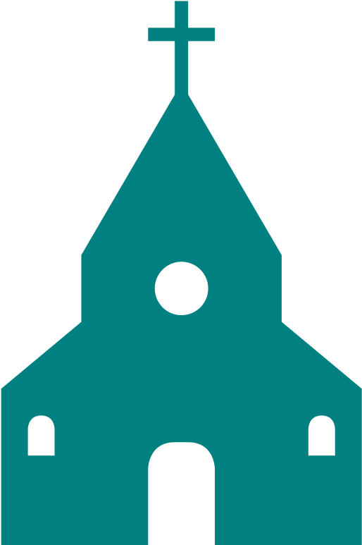 Church Clip Art Download - Church Silhouette (2400x2400)