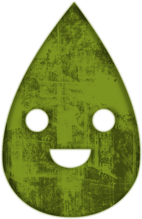 Raindrops Clipart Tiny - Green Raindrop (512x512)