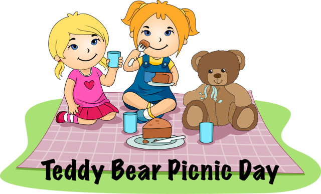 Banquet Clipart - Mzayat - Teddy Bear Picnic Day (640x387)