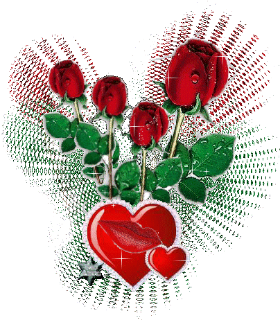 Heart And Roses - Roses And Hearts (500x500)