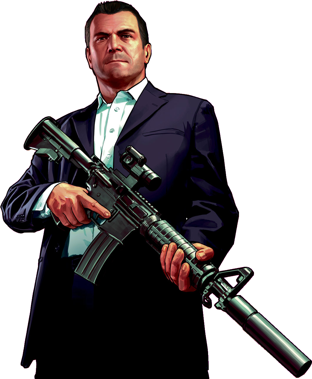 Illustrations And Clipart Grand Theft Auto V Png 526kb - Gta 5 Cut Out (1100x1300)