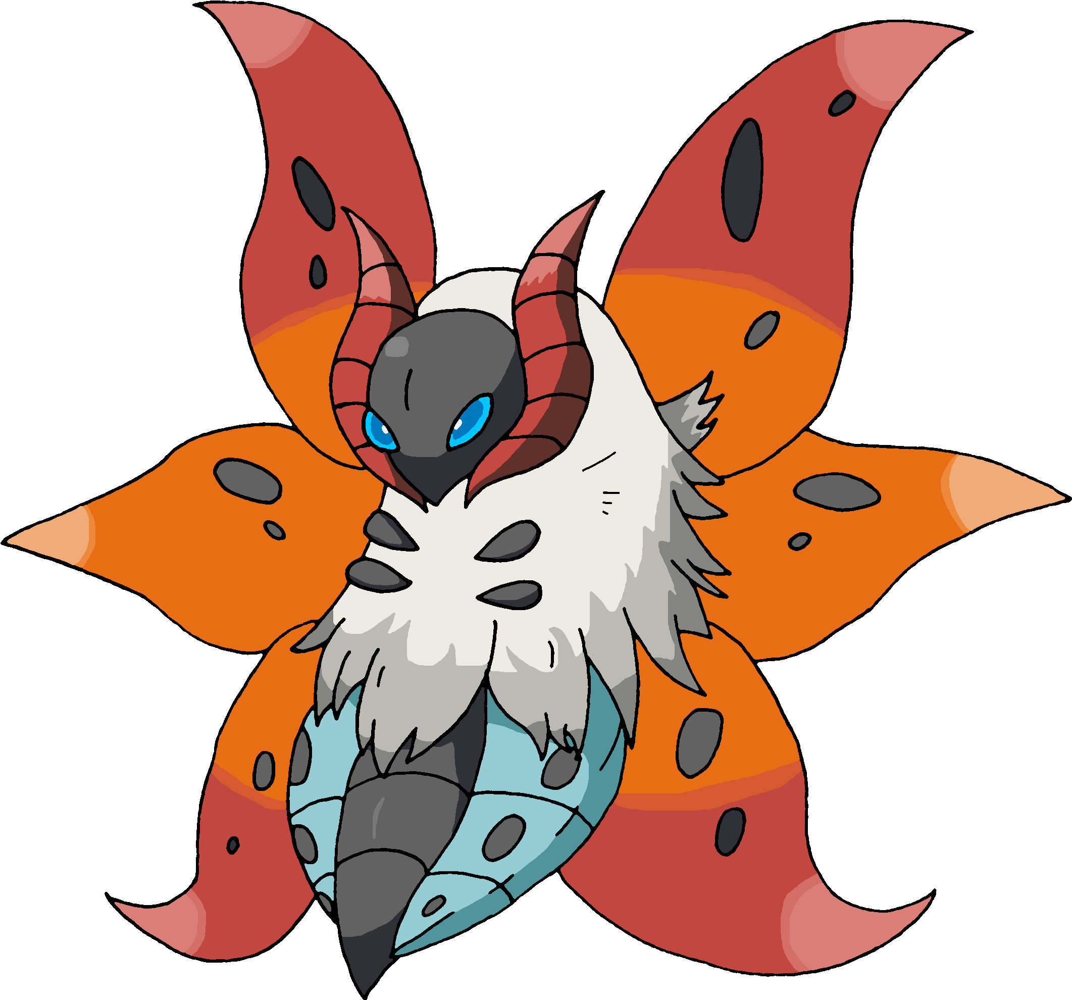 For A While, We Never Had A Bug/fire Dual Type Pokemon, - Poison Fire Type Pokemon (2225x2046)