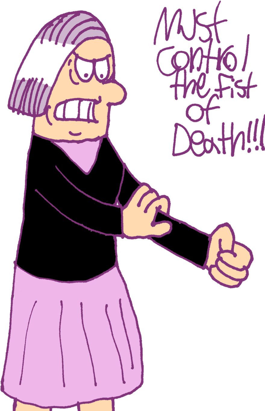 Most Control The Fist Of Death By Wumowumo - Big Nate Mrs Godfrey (1024x1365)