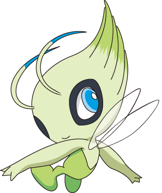 First Of The Grass-type Legendary Pokemon And The Gen - Pokemon Grass Type Legendary (322x383)