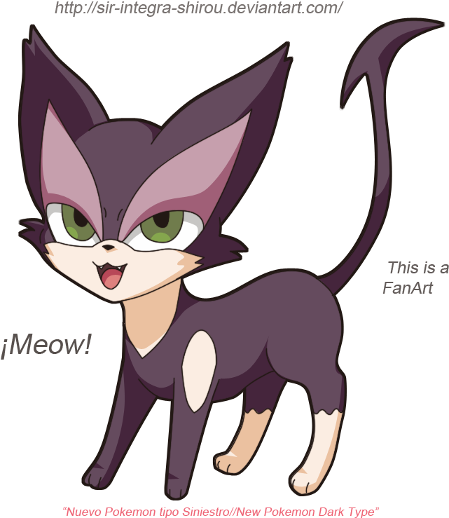 Cat Type Pokemon Images - Pokemon Cat (700x758)