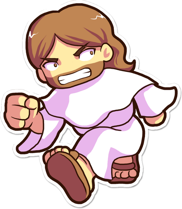 Fist Of Jesus On Twitter - Jesus (600x689)