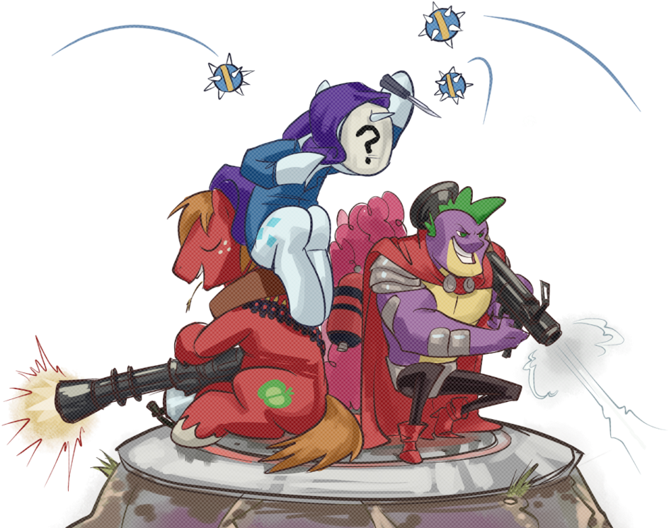 Team Fortress 2 Rarity Rainbow Dash Applejack Derpy - Tf2 And Mlp Crossover (966x827)