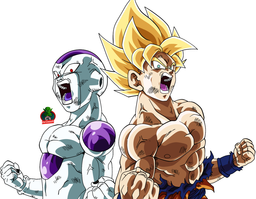 Daimaoh The Frieza Goku Fictional Character Mammal - Goku And Frieza Vs Jiren (1014x787)