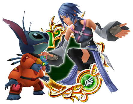 Image - Aqua Kingdom Hearts Stitch (444x348)