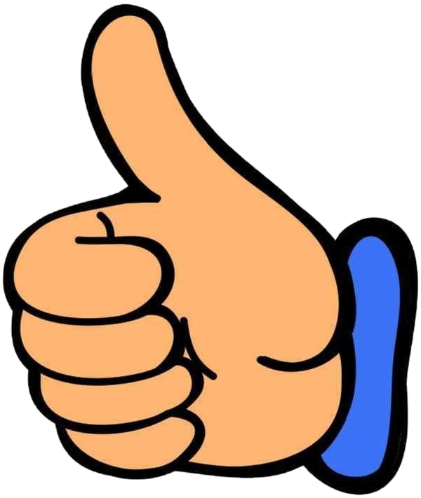 Thumbs Up - Thumbs Up Clipart Png (646x789)