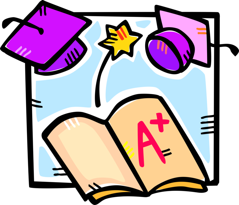 Vector Illustration Of High School, College And University - Vector Illustration Of High School, College And University (815x700)