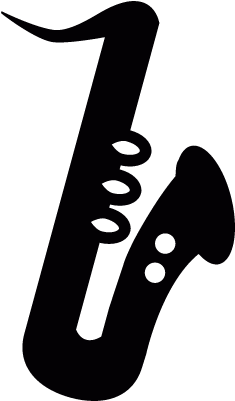 Saxophone Vector - Saxophone Logo Png (400x400)