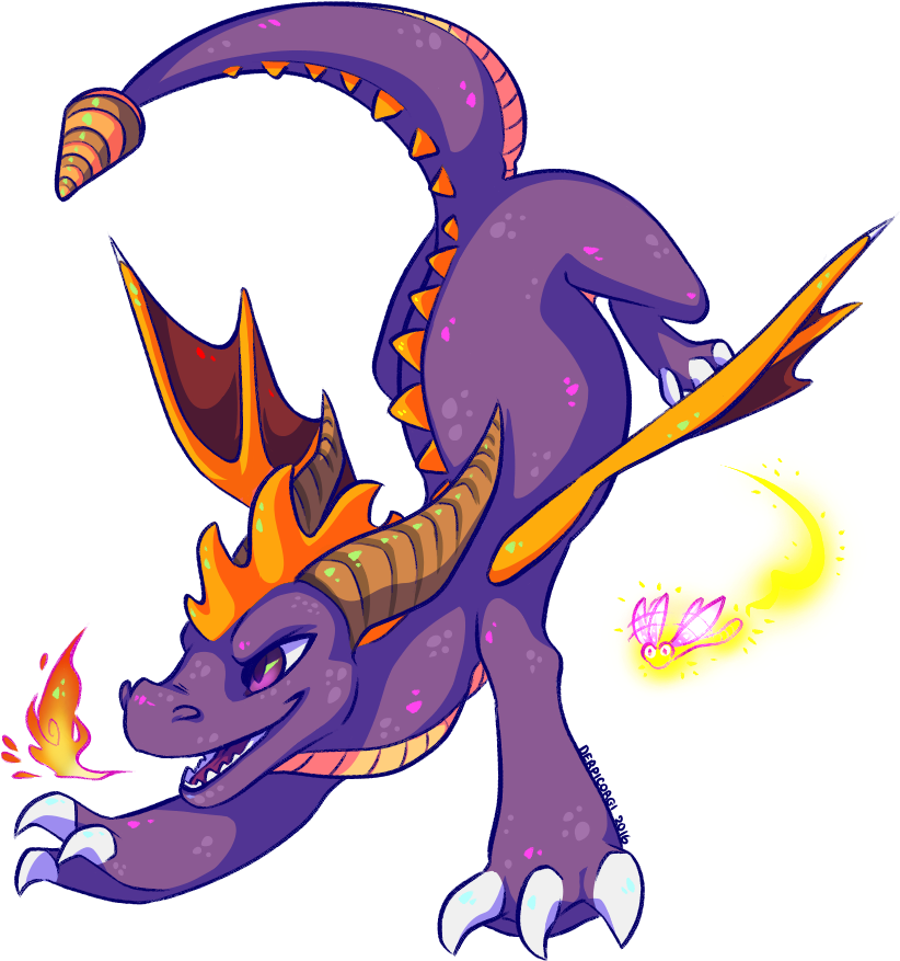 Spyro The Dragon By Gecko-tooth - Illustration (900x900)