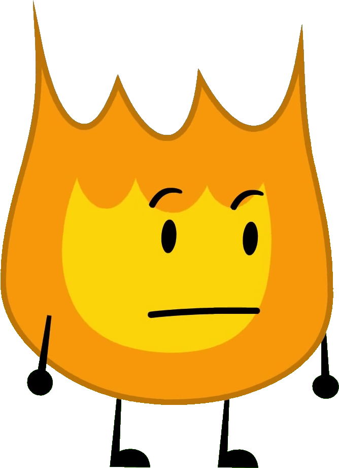 Eyebrowsfirey - Battle For Dream Island Firey (826x979)