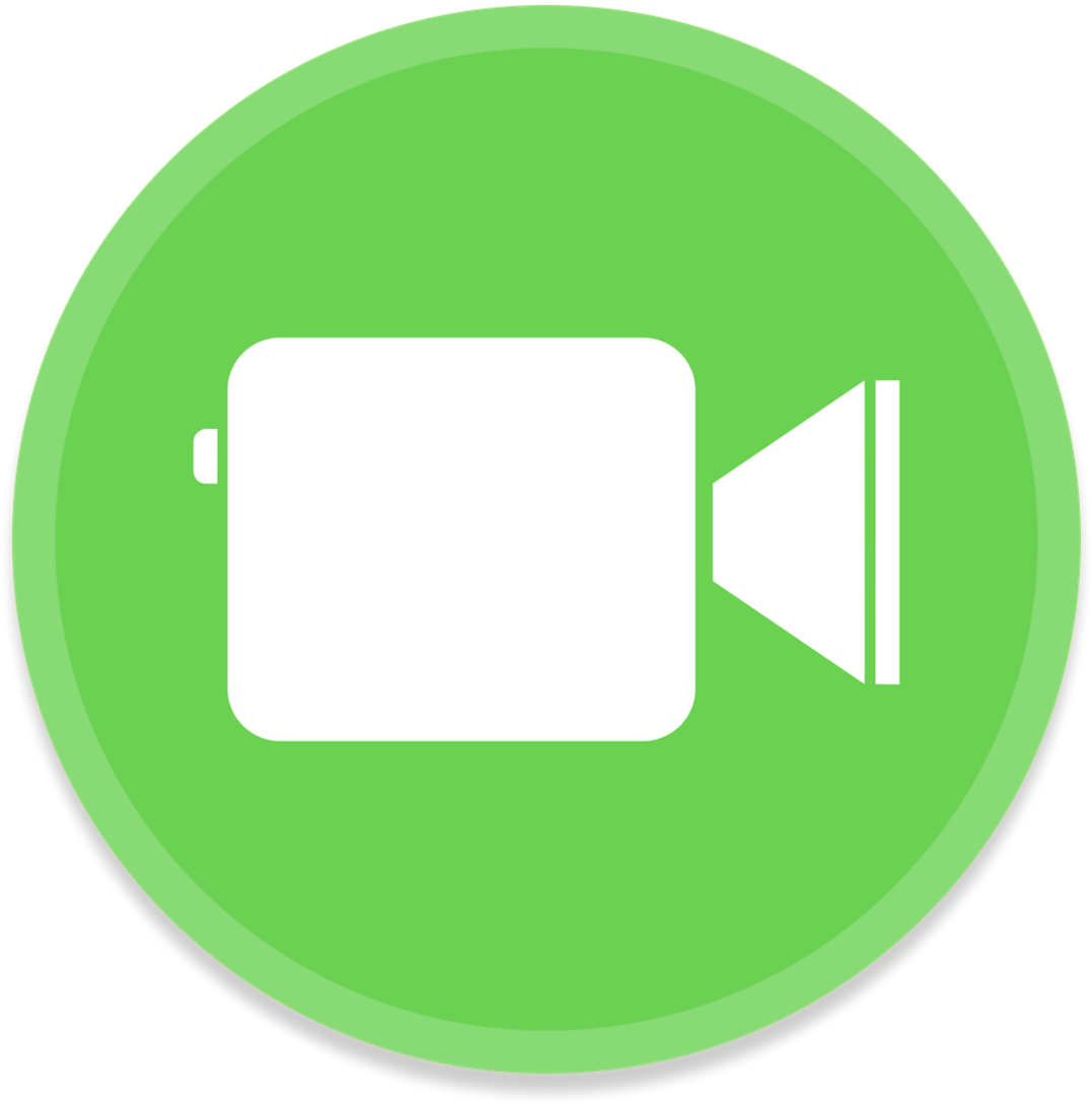 Facetime Icon - Apple Clips (1202x1202)