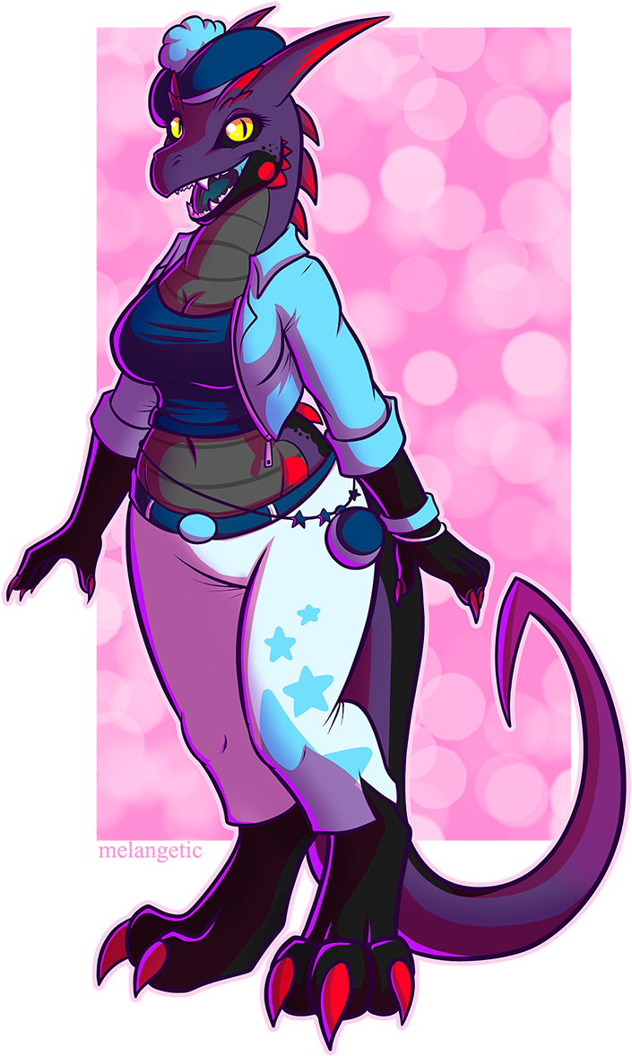 Girly Dragon Butt By Melangetic - Dragon (755x1200)