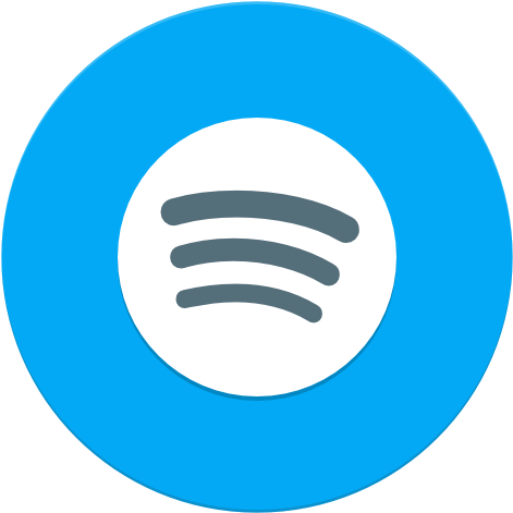 Spotify Icon - Spotify Icon Blue Png (512x512)
