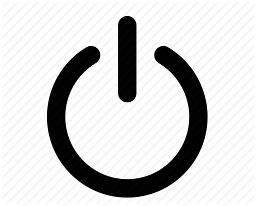 Shutdown Button Clipart Elevator - Icon (512x411)