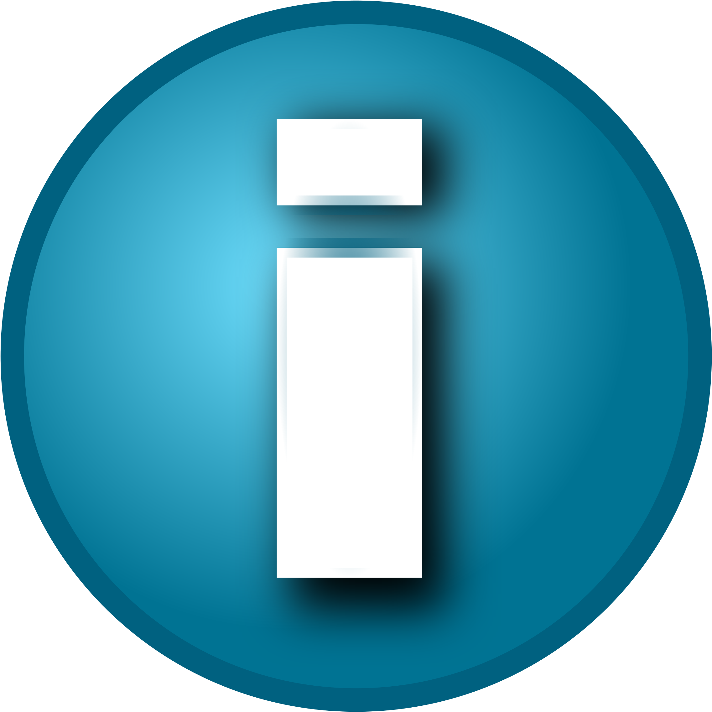 Blue Background I Info Button Small Clipart - Colors And Their Names (2400x2400)