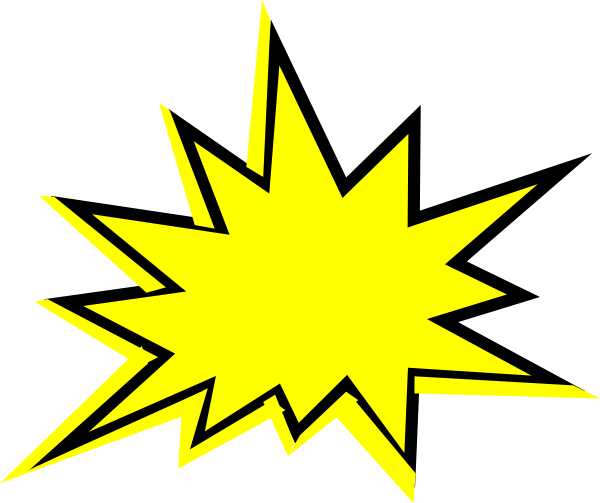 Flash Starburst Clip Art - Camera Flash Clipart (600x503)