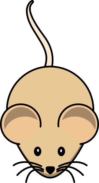 C3h Mouse Short Tail Clip Art At Clker - Mouse Clip Art (324x598)