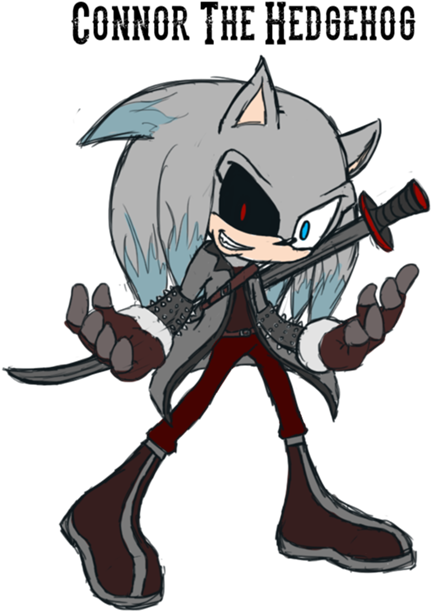 Check Other Eye Is Robotic - Edgy Sonic Fan Art (500x666)