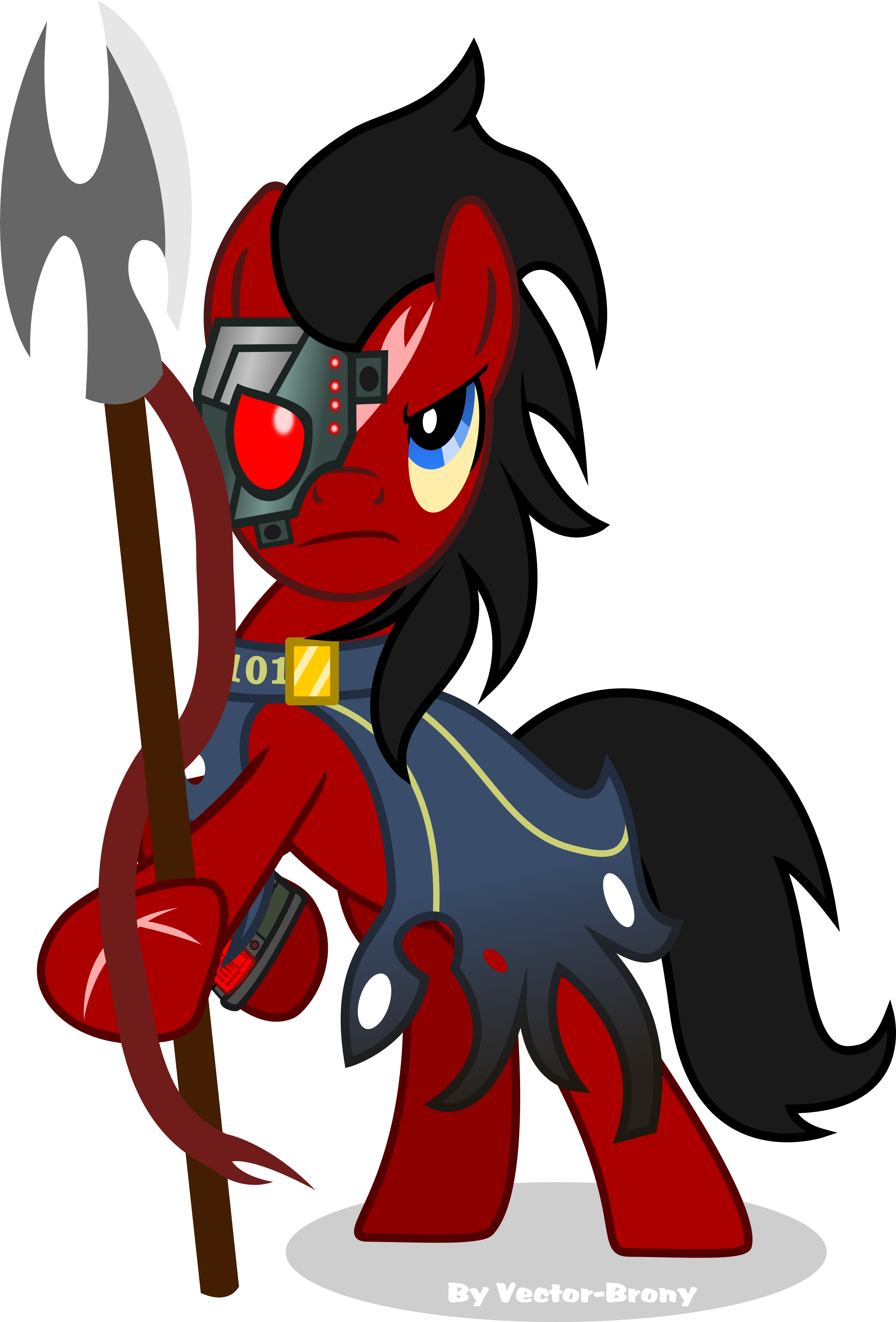 Red Eye By Vector Brony - Fallout Equestria Red Eye (3025x4462)
